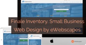 Finale Inventory, WordPress web design by eWebscapes